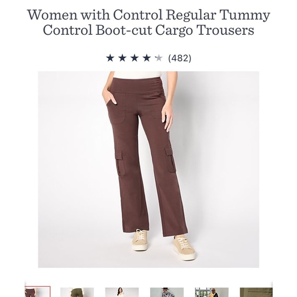 Control top boot cut cargo pants - Picture 7 of 11